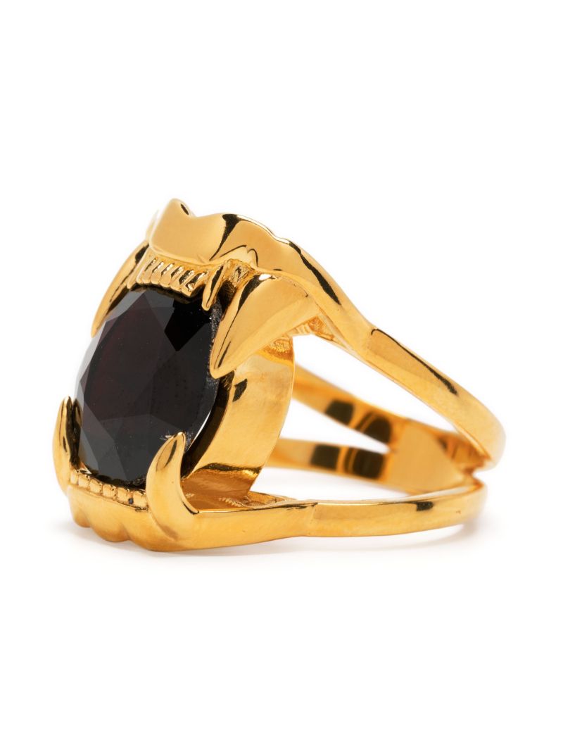 Gold-plated Jaw Spinel Ring