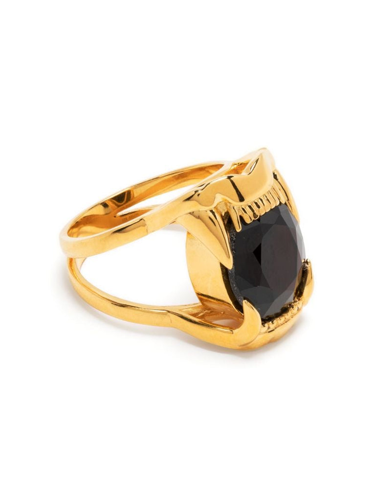 Gold-plated Jaw Spinel Ring