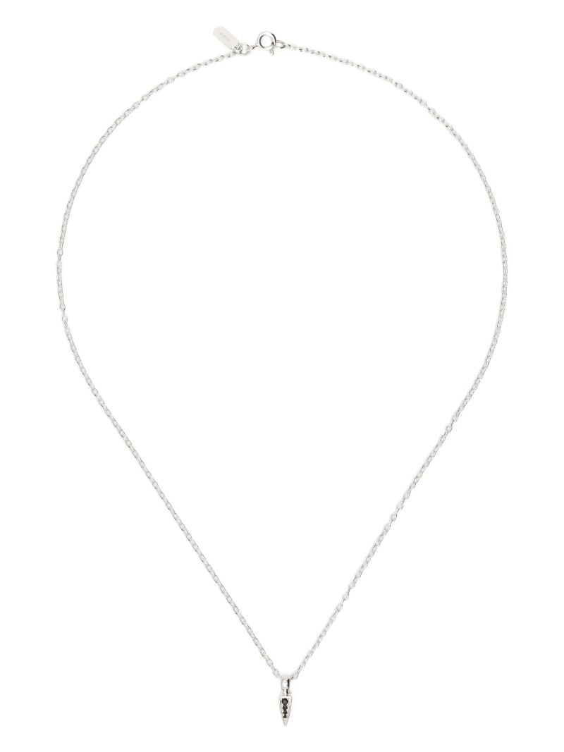 Sterling Silver Tiny Poison Arrow Necklace