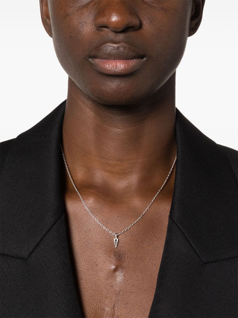 Sterling Silver Tiny Poison Arrow Necklace