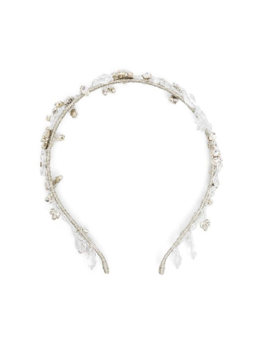 White Susan Vine Crystal Headband