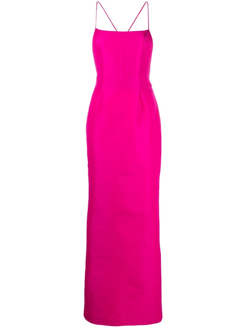 Pink Open Back Gown