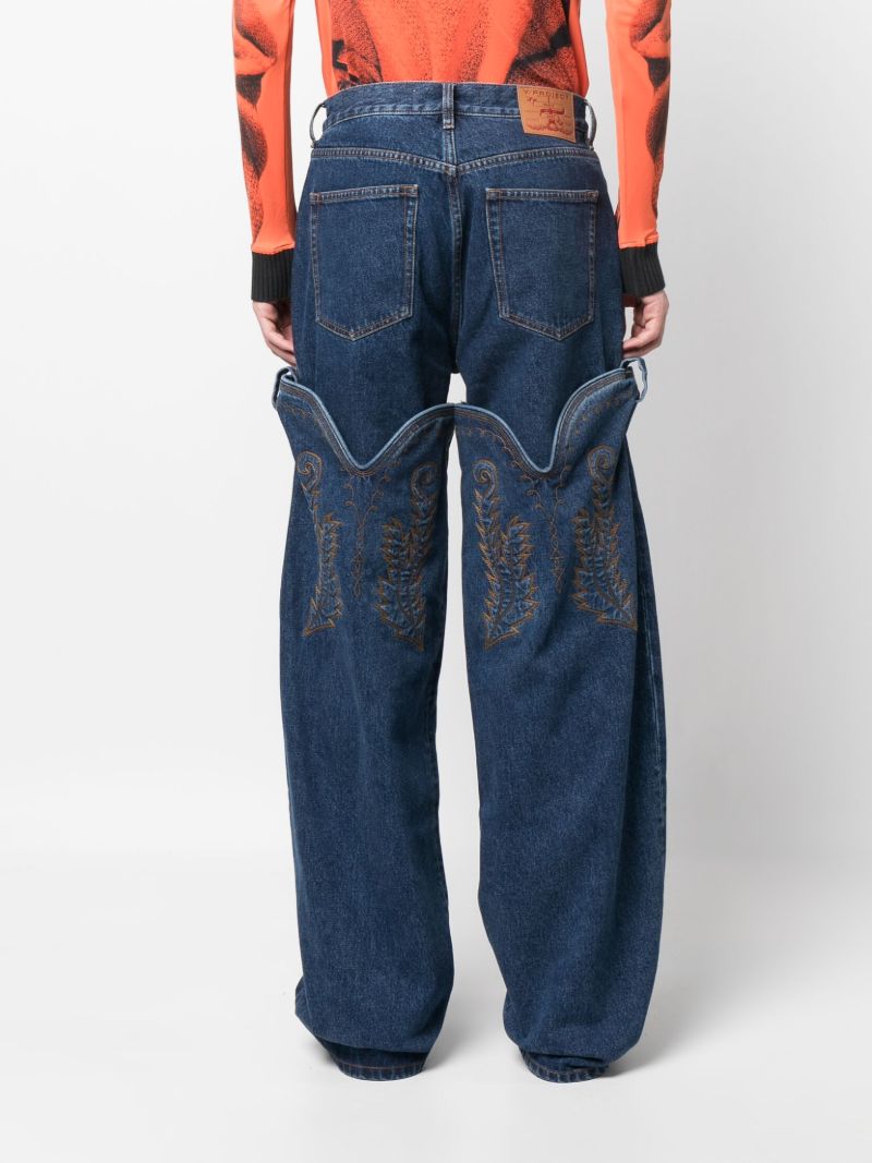 Blue Cowboy Cuff Jeans