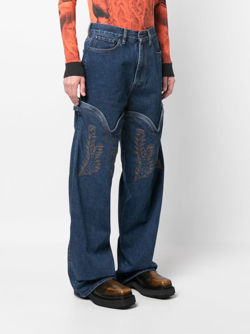 Blue Cowboy Cuff Jeans