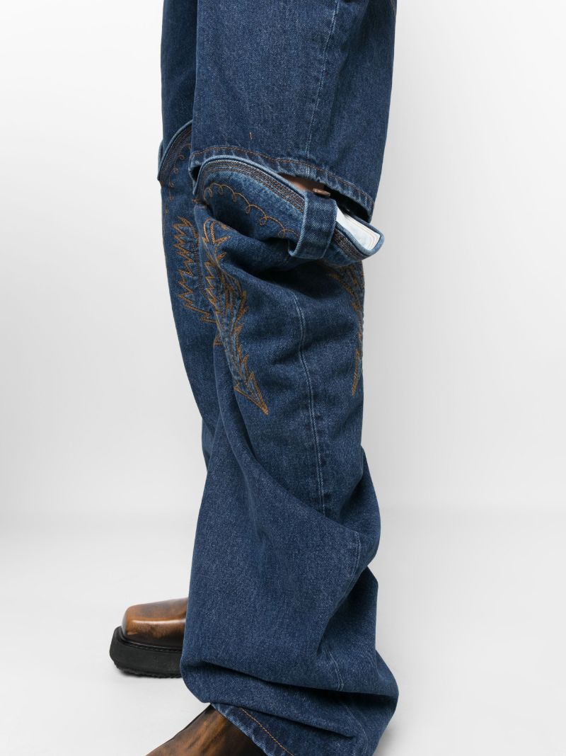 Blue Cowboy Cuff Jeans
