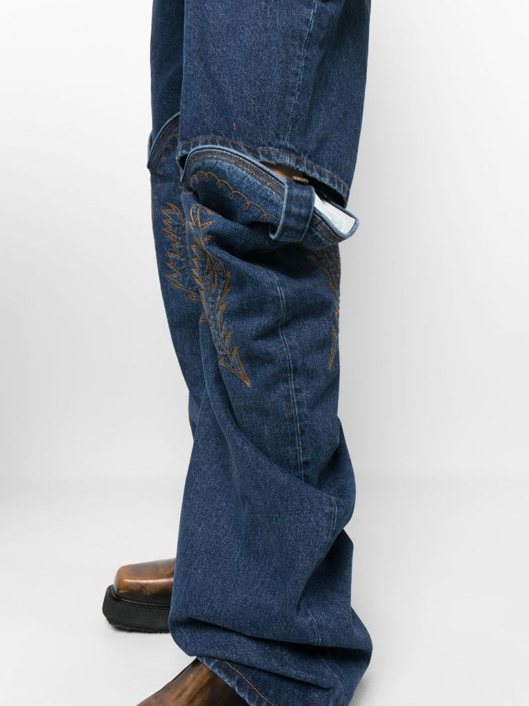 Blue Cowboy Cuff Jeans