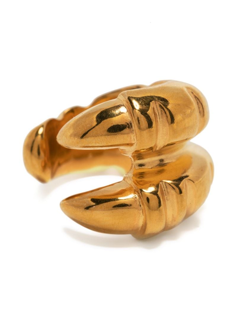 Gold-plated Claw Ear Cuff