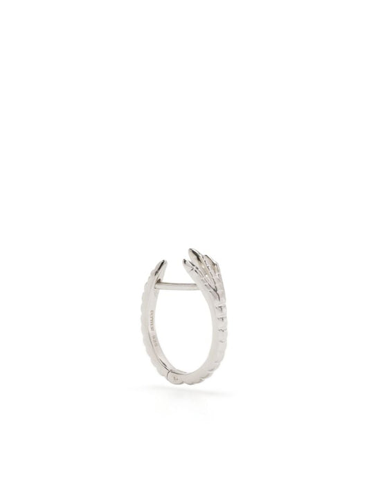 Sterling Silver Enchanted Hoop Earring