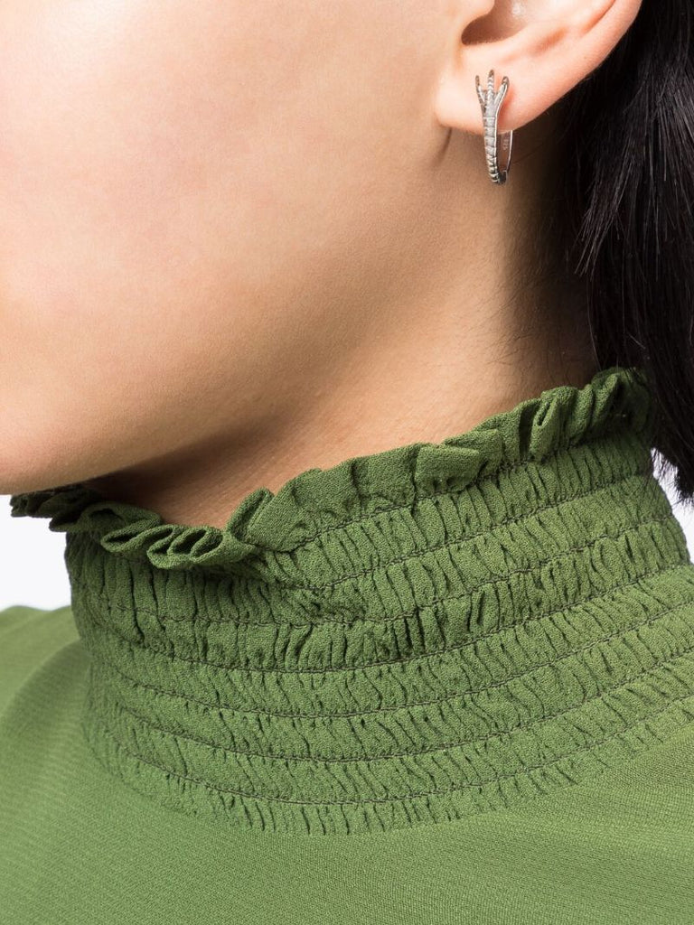 Sterling Silver Enchanted Hoop Earring