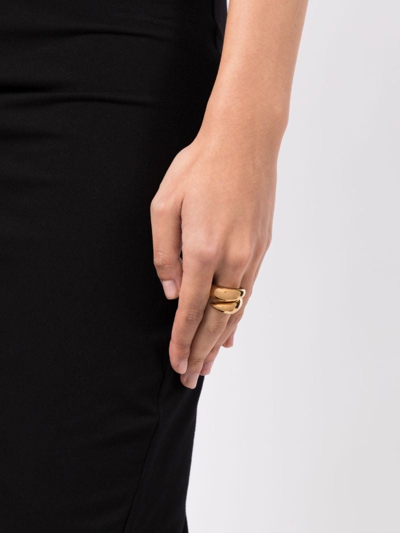 Gold-plated Iron Claw Ring