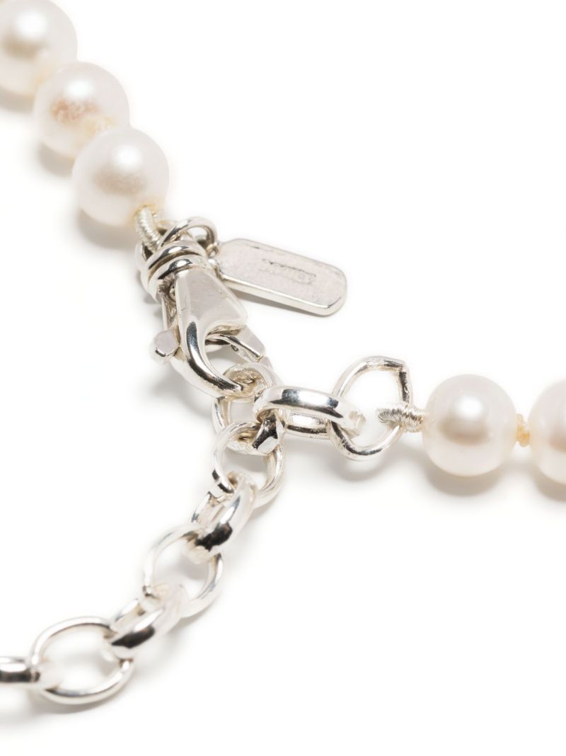 White Freshwater Pearl Beaded Necklace