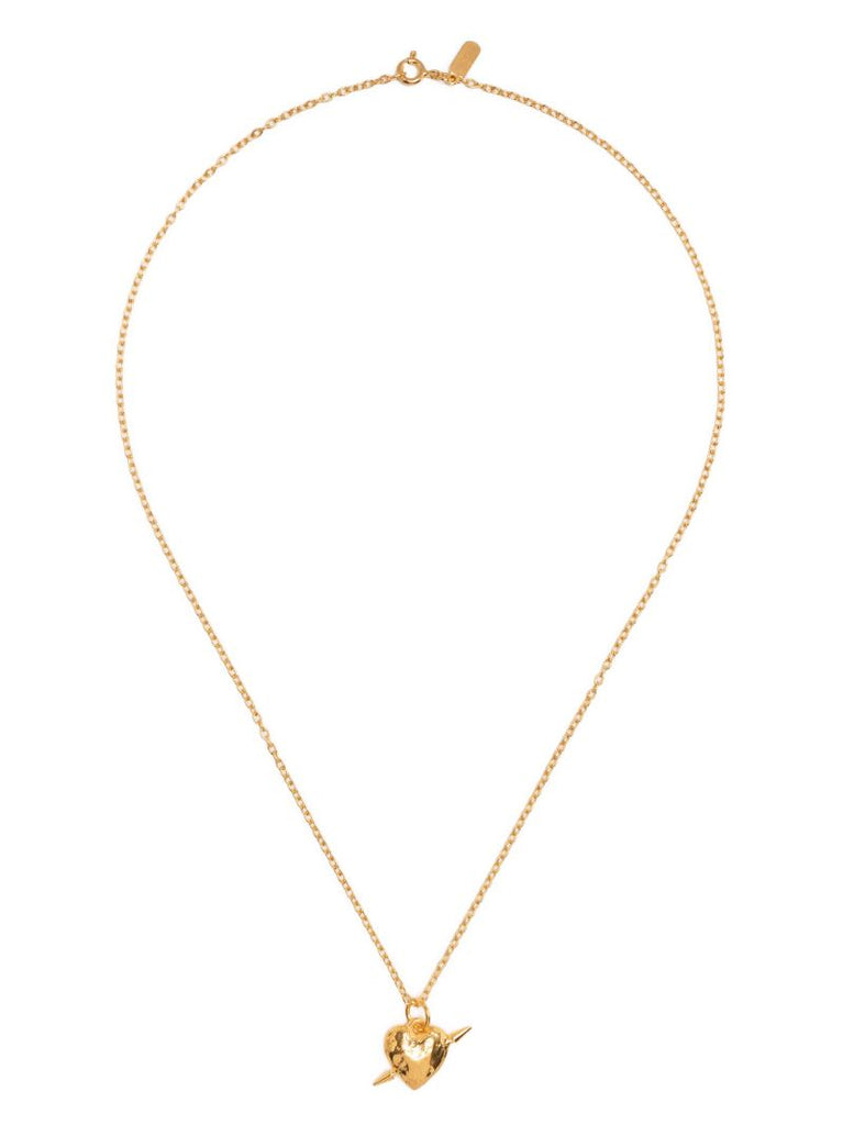 Gold-plated Tuvstarr's Heart Pendant Necklace