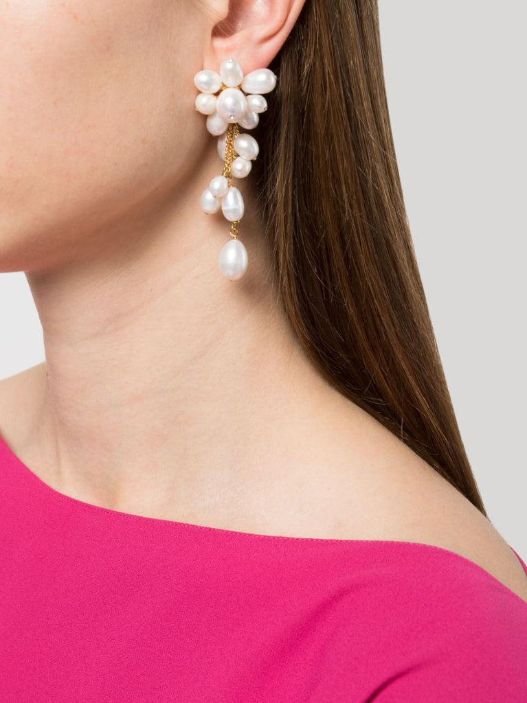Gold-tone Florence Pearl Drop Earrings