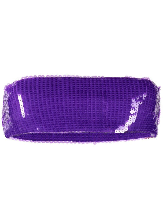 Purple Sequin Embellished Bandeau Top