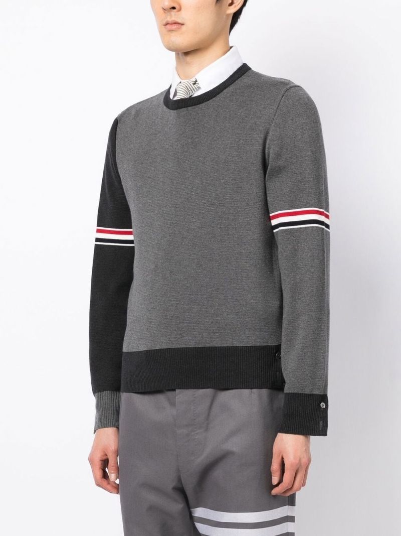 Grey Colourblock Sweatshirt
