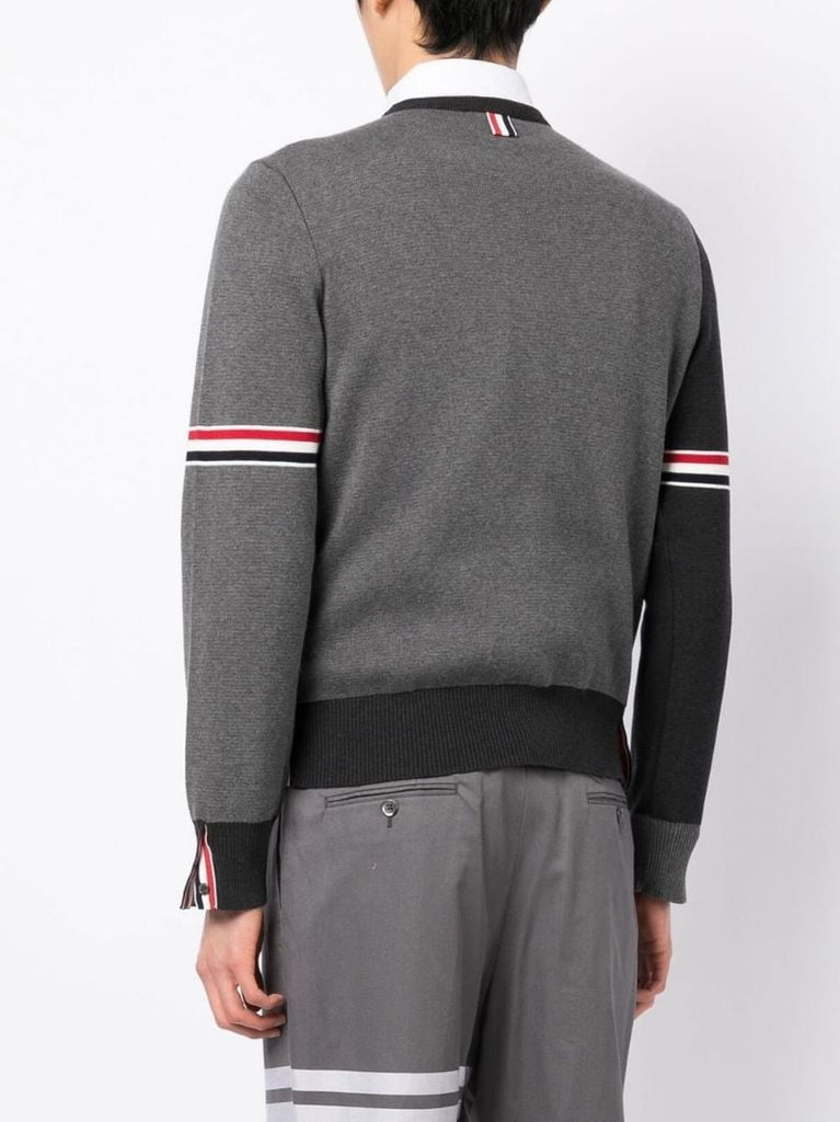 Grey Colourblock Sweatshirt