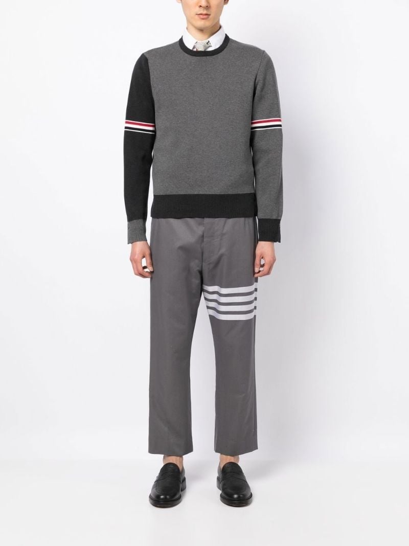 Grey Colourblock Sweatshirt
