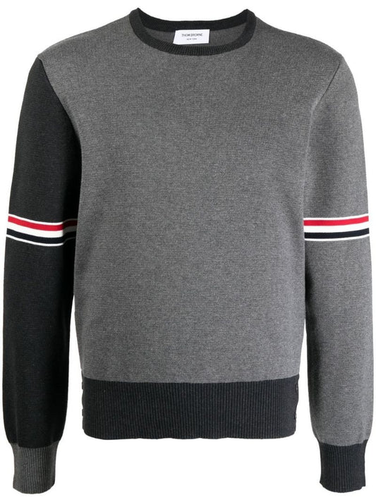 Grey Colourblock Sweatshirt