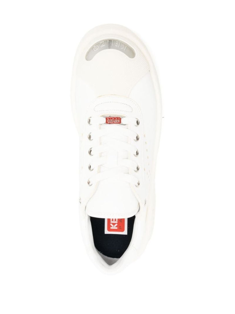 White Hoops Leather Low-top Sneakers