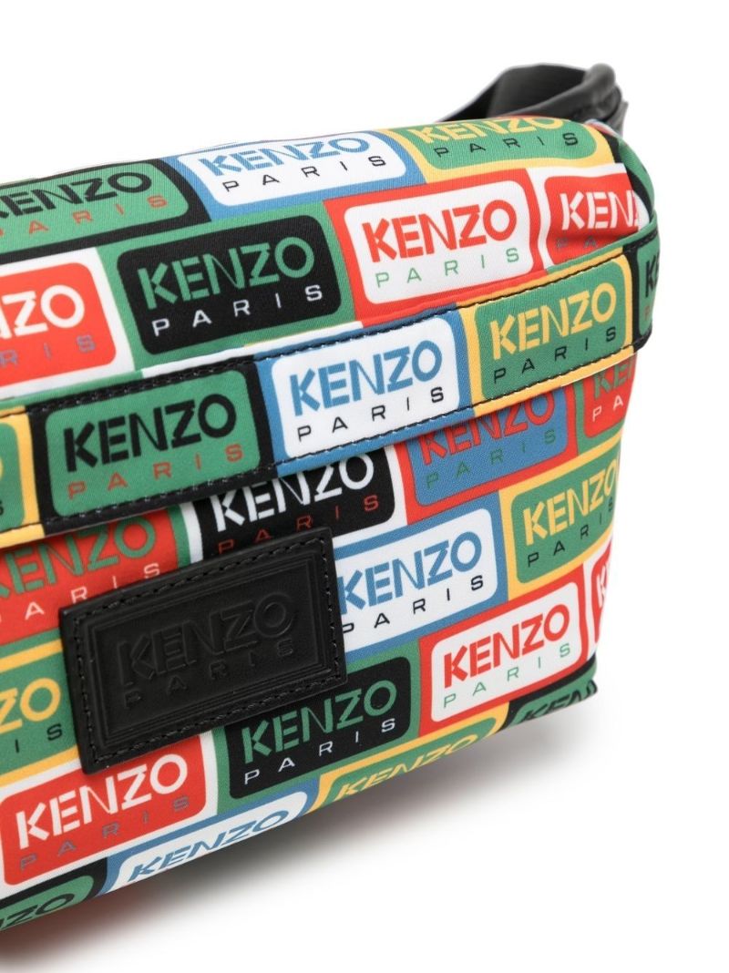 Multicolour Logo Print Belt Bag