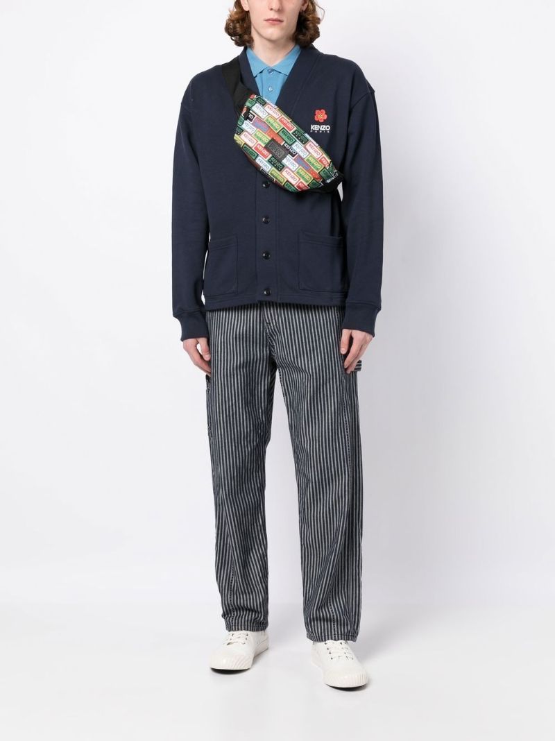 Multicolour Logo Print Belt Bag