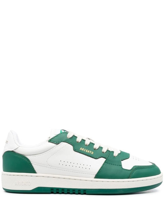 White Dice Lo Leather Sneakers