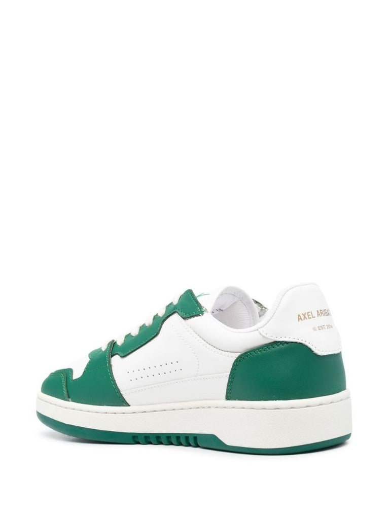 White Dice Lo Leather Sneakers