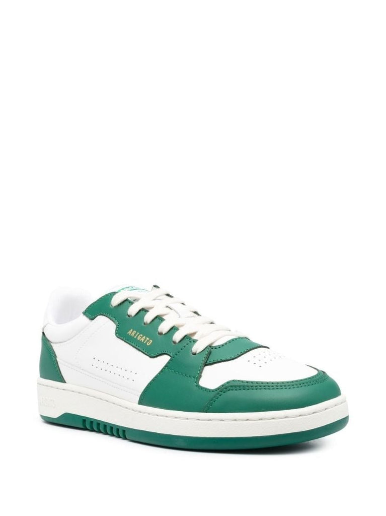 White Dice Lo Leather Sneakers
