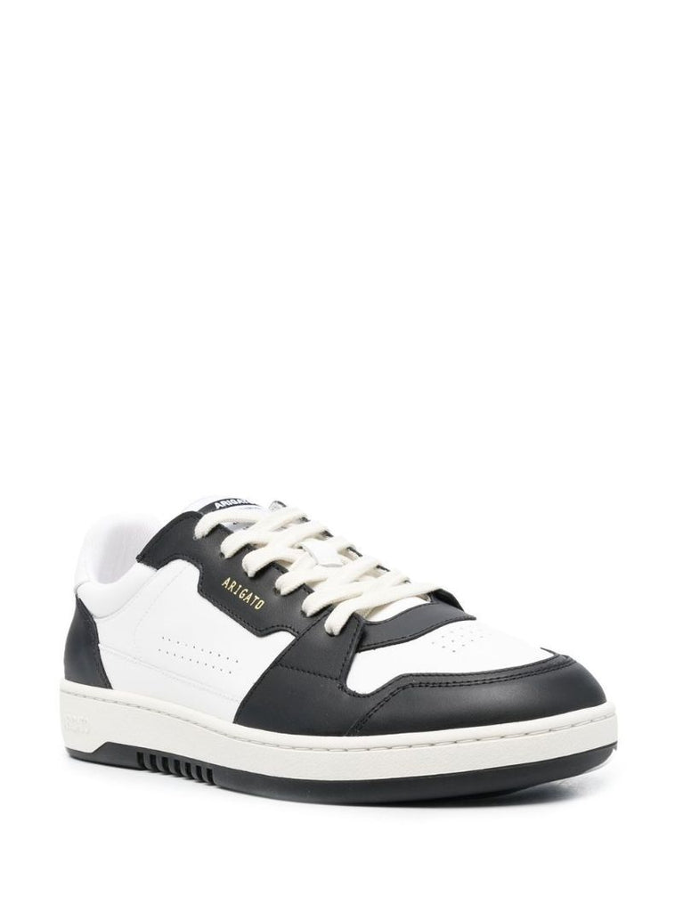 White Dice Lo Leather Sneakers