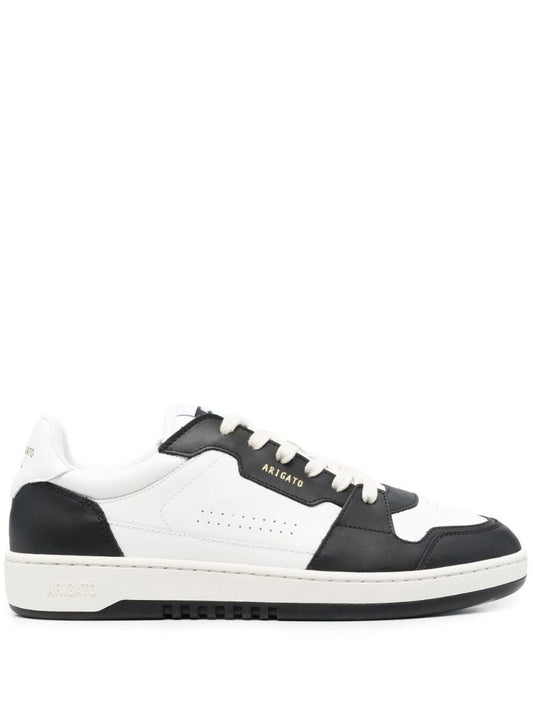 White Dice Lo Leather Sneakers
