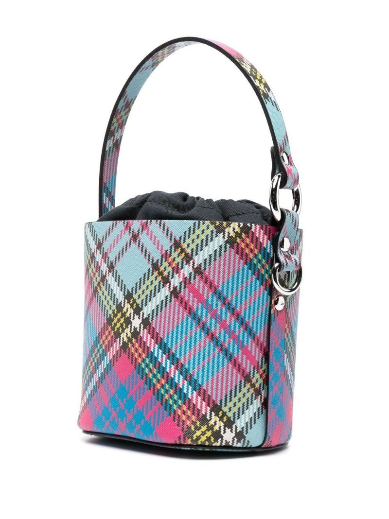 Blue Daisy Bucket Bag