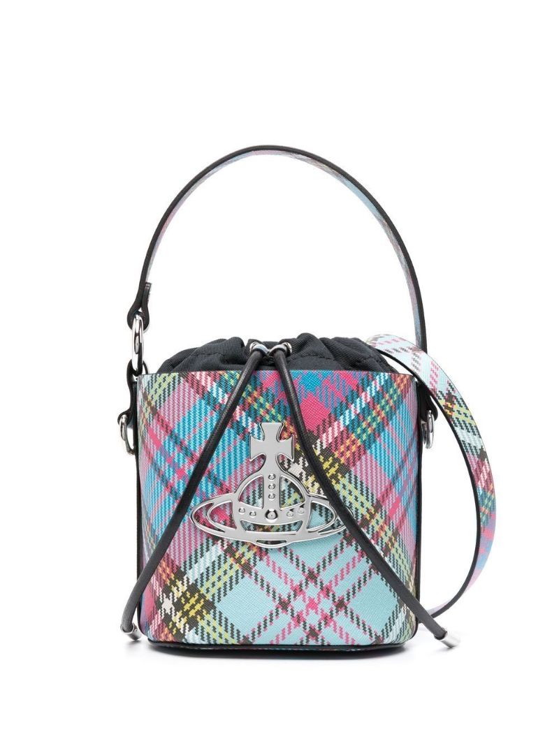 Blue Daisy Bucket Bag