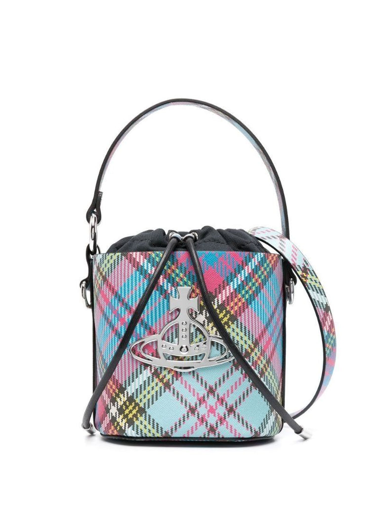 Blue Daisy Bucket Bag