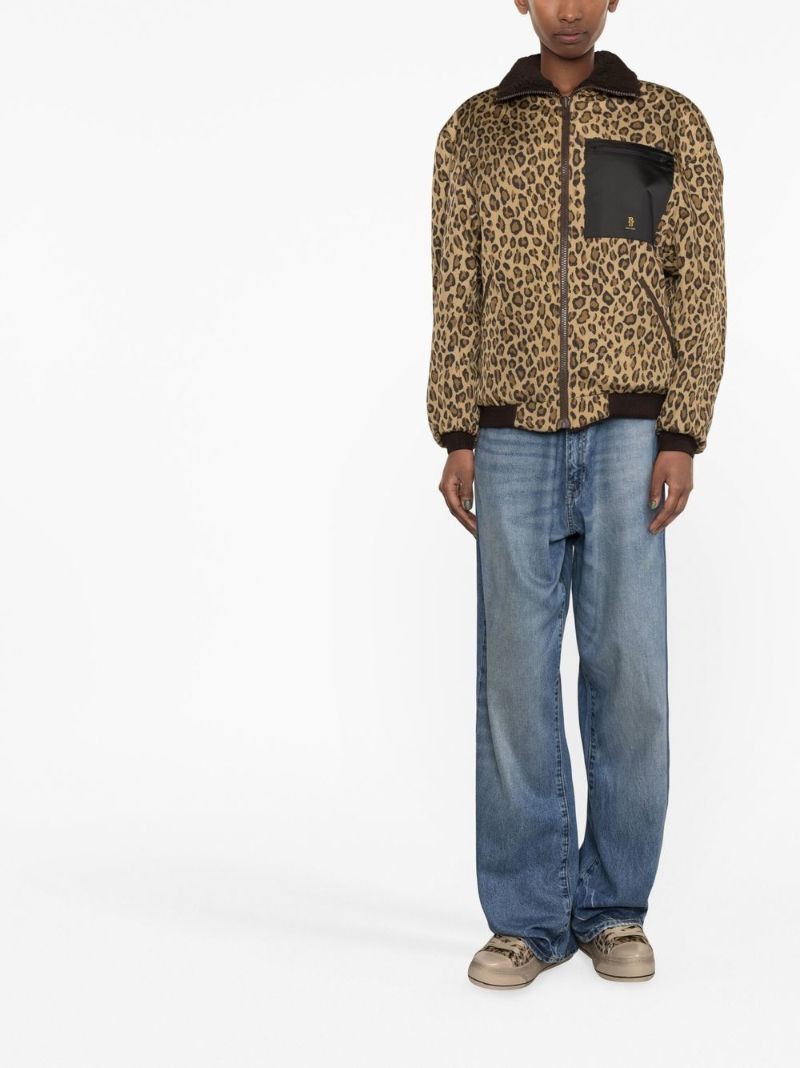 Brown Reversible Fleece Jacket