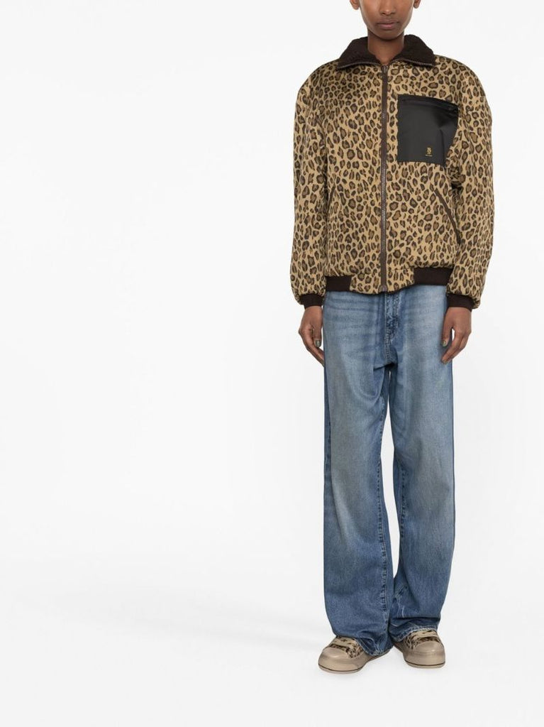 Brown Reversible Fleece Jacket
