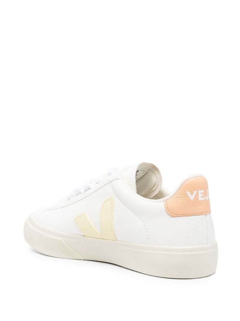 White Campo Chromefree Leather Sneakers