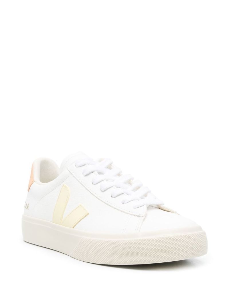 White Campo Chromefree Leather Sneakers