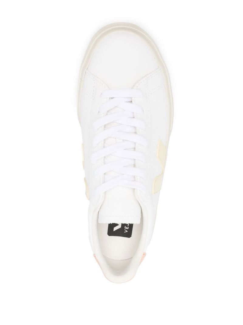 White Campo Chromefree Leather Sneakers