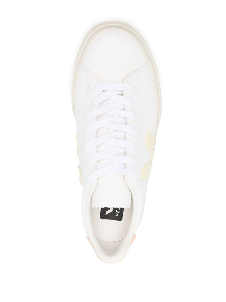 White Campo Chromefree Leather Sneakers