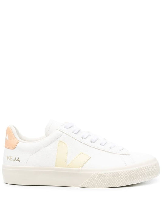 White Campo Chromefree Leather Sneakers