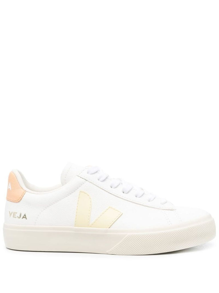 White Campo Chromefree Leather Sneakers