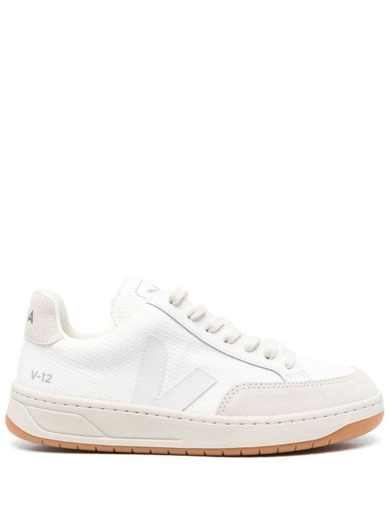 Beige V12 Low Top Sneakers