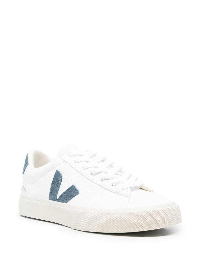 White Campo Chromefree Leather Sneakers
