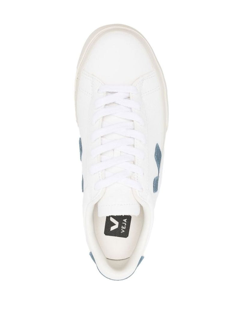 White Campo Chromefree Leather Sneakers