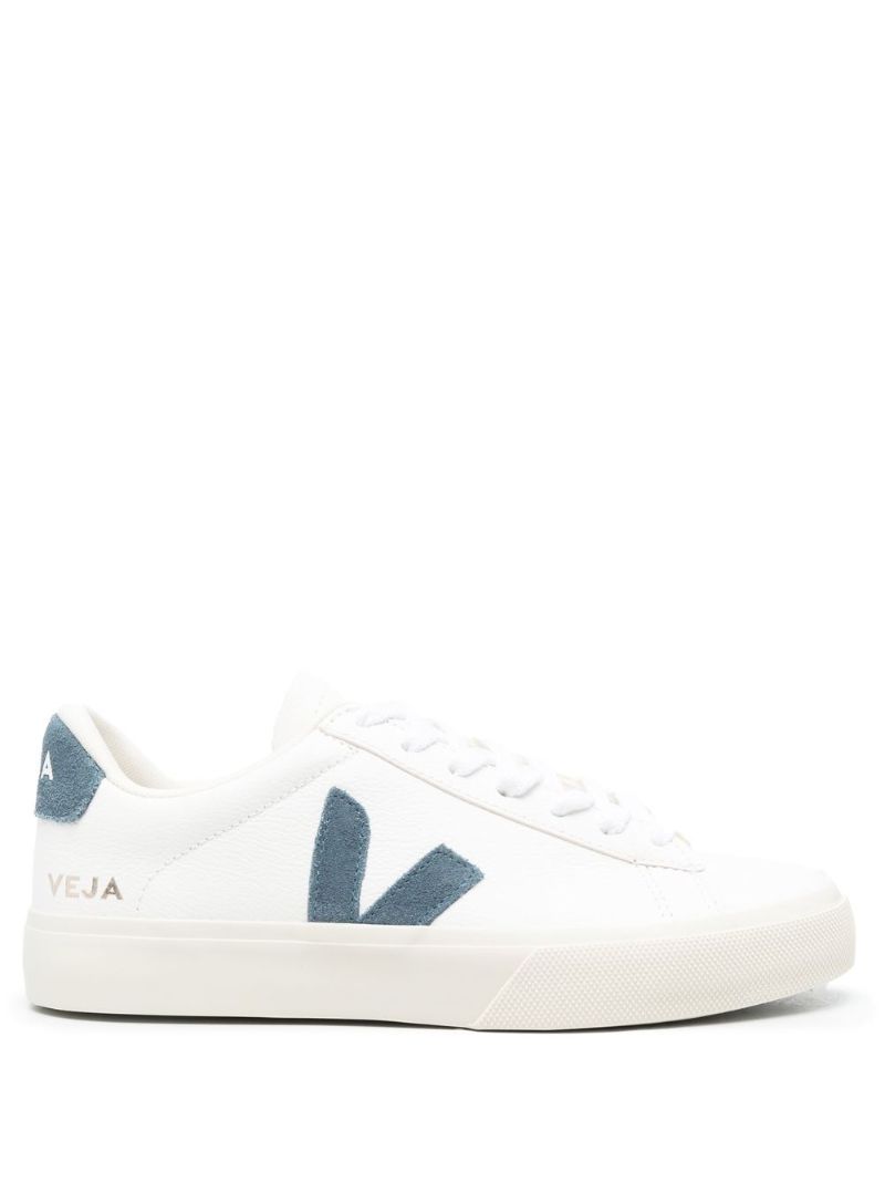 White Campo Chromefree Leather Sneakers