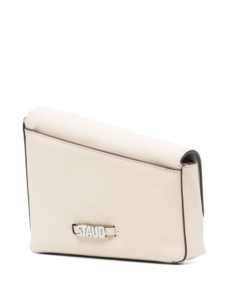 Neutral Acute Leather Cross Body Bag