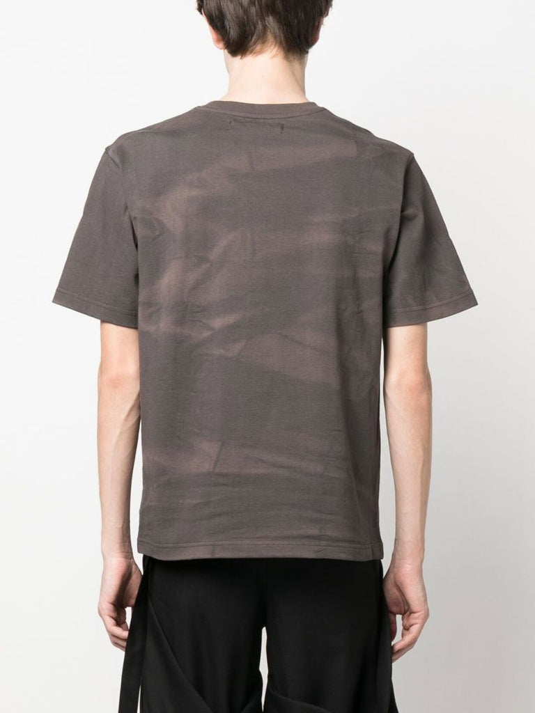 Grey Sun Bleached Cotton T-shirt