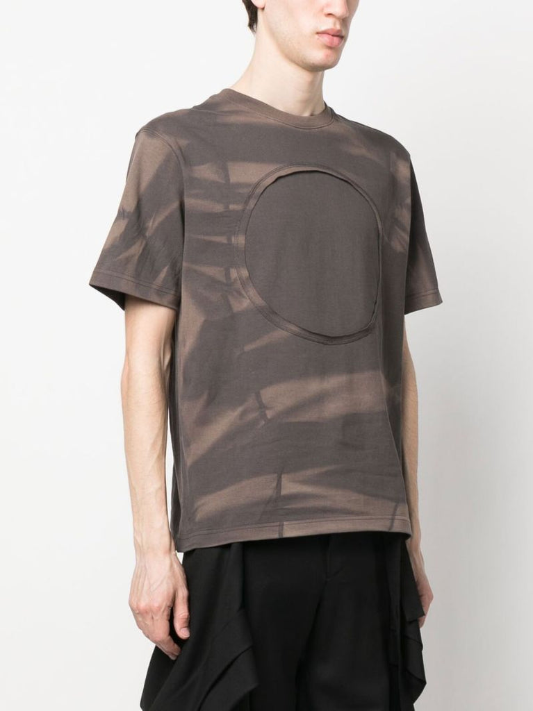 Grey Sun Bleached Cotton T-shirt