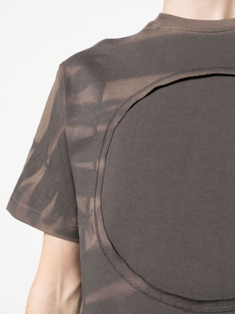 Grey Sun Bleached Cotton T-shirt