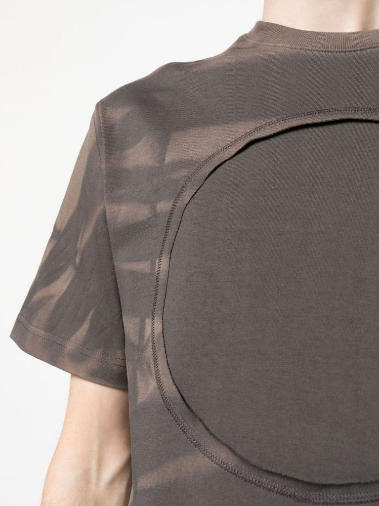 Grey Sun Bleached Cotton T-shirt